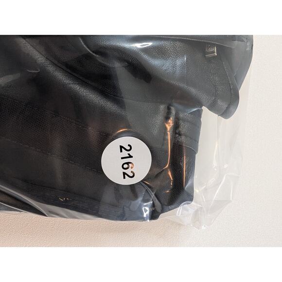 Anatomie Leather And Mesh Moto Style Vest Black Size Small - Picture 10 of 10